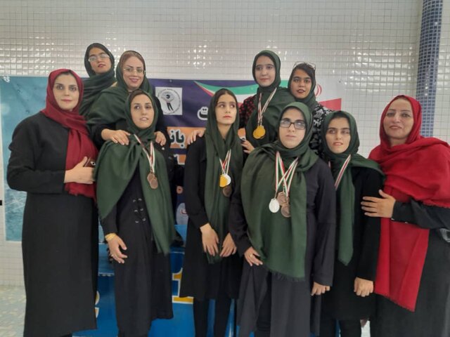 کسب ۲۶ مدال توسط دختران یزدی‌ در شنای قهرمانی کشور