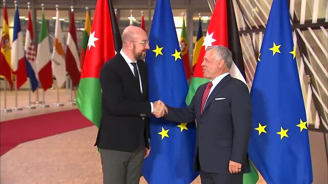 تاکید پادشاه اردن بر تحکیم همکاری میان کشورهای منطقه و اتحادیه اروپا