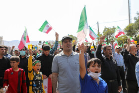 راهپیمایی نمازگزاران نماز جمعه اراک و اصفهان در اعتراض به حوادث اخیر