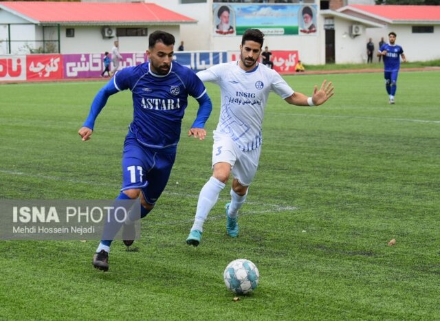 تساوی بدون گل شهرداری بندر آستارا و استقلال خوزستان در یک دیدار جنجالی