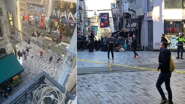 انفجار تروریستی در خیابان استقلال استانبول با ۶ کشته و ده‌ها زخمی