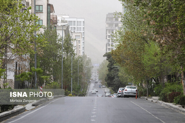 تداوم آلودگی هوای تهران تا جمعه/کاهش نسبی دما تا فردا