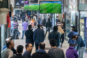 تماشای اولین بازی ایران در جام جهانی قطر