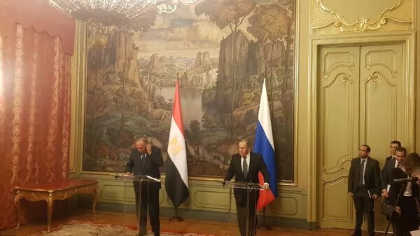 گفت‌وگوی وزرای خارجه مصر و روسیه در مسکو