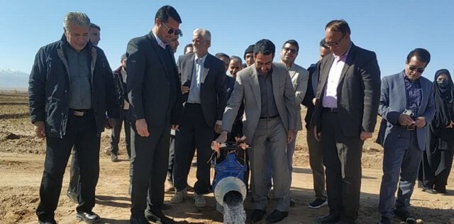 افتتاح ۳ پروژه آبیاری کم فشار در شهر بشرویه