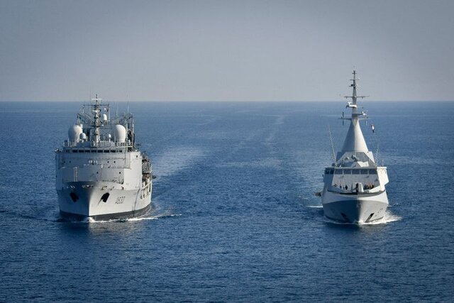 برگزاری رزمایش ضد زیردریایی ناتو در دریای مدیترانه