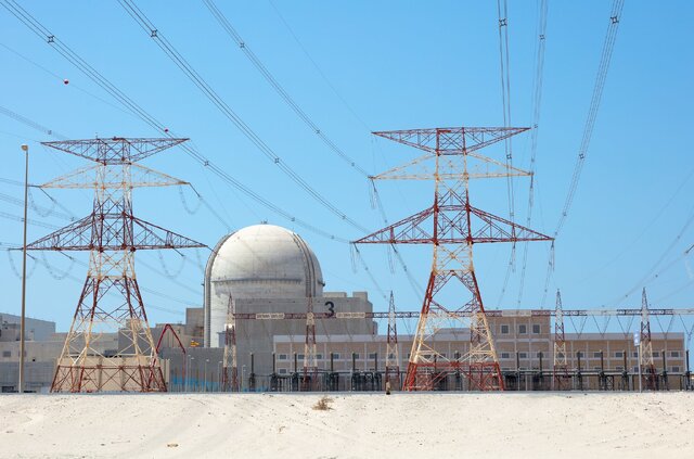 سومین واحد نیروگاه هسته‌ای امارات به بهره برداری تجاری رسید