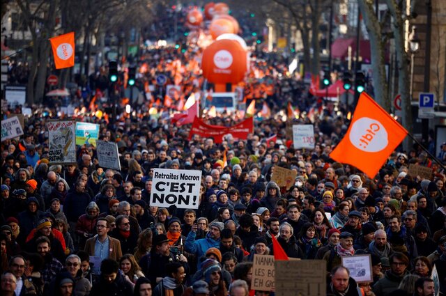چالش آفرینی مجدد کارگران معترض برای دولت فرانسه