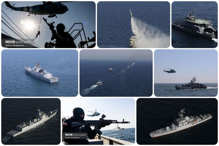 تاکتیک‌های رزمایش با چین و روسیه/صحنه‌گردانی ایران در اقیانوس هند