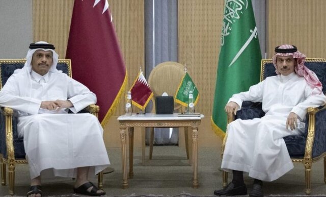 رایزنی وزرای خارجه عربستان و قطر درخصوص توافق تهران ‌و ریاض