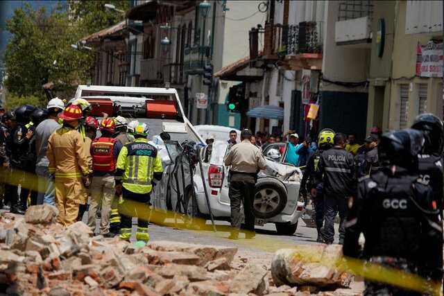 زلزله ۶.۸ ریشتری مناطق ساحلی اکوادور و شمال پرو را لرزاند
