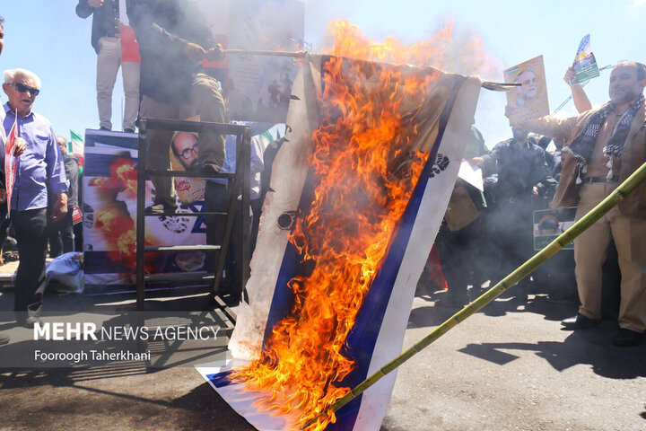 پیام ملت ایران در روز قدس به صهیونیست‌ها فرستاده‌ شد