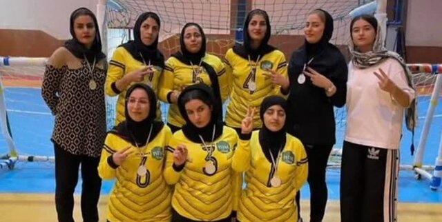 تیم گلبال بانوان کردستان نایب‌قهرمان لیگ دسته یک کشور شد
