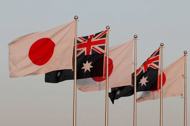 جنگنده‌های اف-۳۵ ژاپن برای نخستین بار در استرالیا فرود آمدند