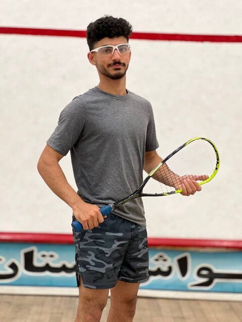 قهرمانی ورزشکار خوزستانی در مسابقات بین‌المللی  اسکواش جونیور