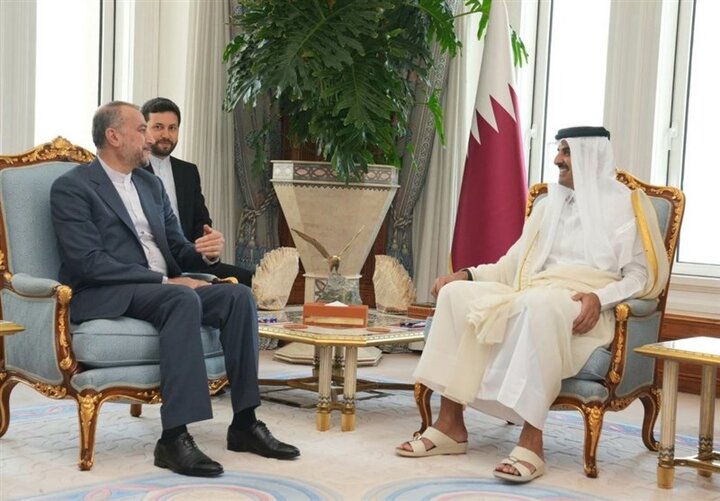 امیر قطر: اولویت ما توقف جنایات در غزه است