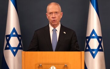 وزیرجنگ اسرائیل تعداد موشک‌های شلیک شده حزب الله را اعلام کرد