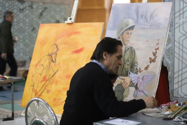 کارگاه نقاشی “شاهدان شیدایی” در تبریز آغاز به کار کرد