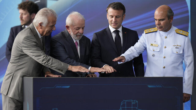 پیشنهاد کمک فرانسه به برزیل برای ساخت زیردریایی اتمی