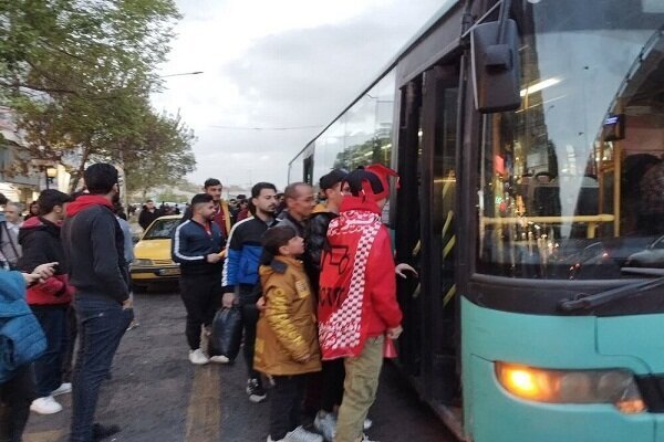 سرویس‌دهی اتوبوسرانی تبریز به هواداران تراکتور