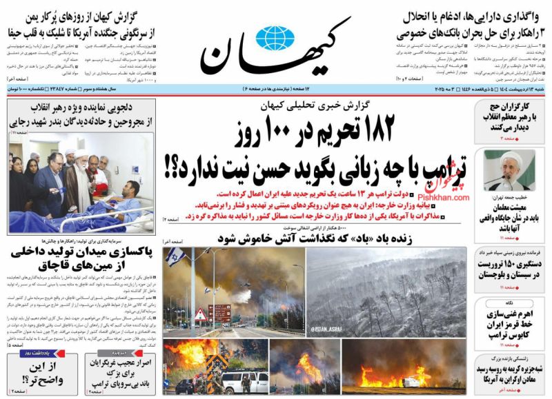 182 تحریم در 100 روز ترامپ با چه زبانی بگوید حسن نیت ندارد؟!
