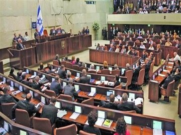 موافقت کنست با اعمال حاکمیت اسرائیل بر کرانه باختری