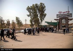 زایران اربعین حسینی در مرز خسروی
