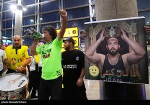 ورود تیم ملی کشتی آزاد به ایران