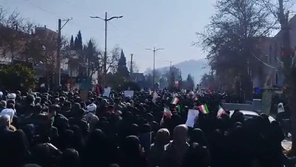 تجمع مردم لرستان در محکومیت اغتشاشات